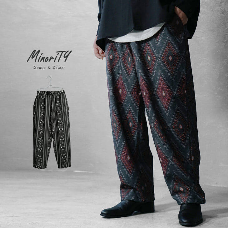 オールプリントブッチャーイージーパンツ