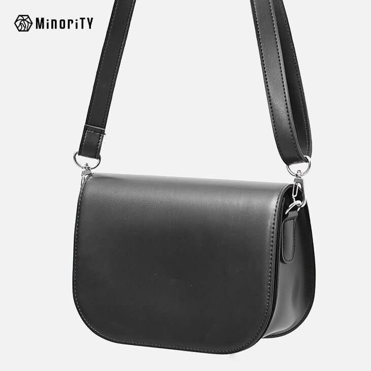 PUボックスタイプショルダーバッグ