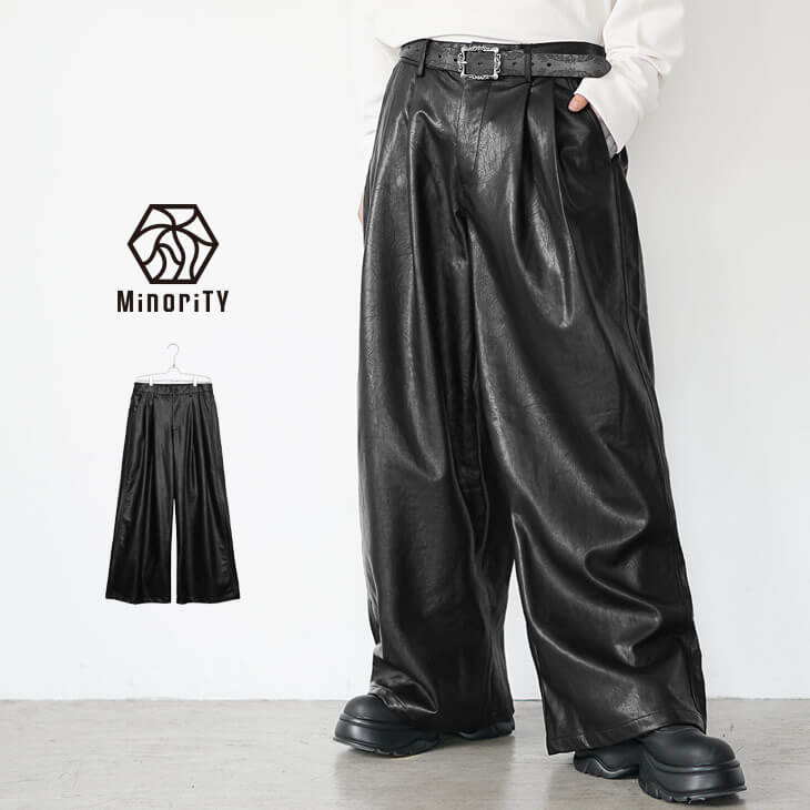 ヴィンテージレザーバギーパンツ