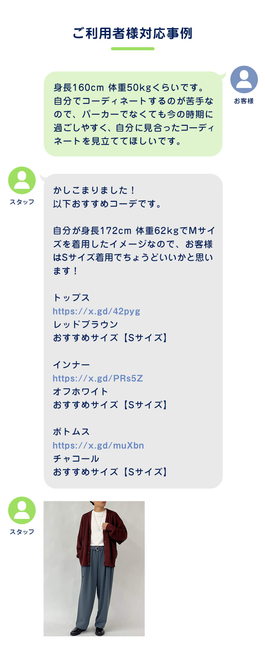 ご利用者様対応事例