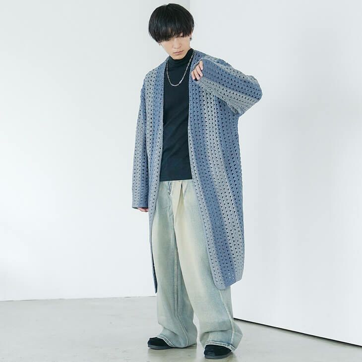 デニムパンツ着回しコーデ