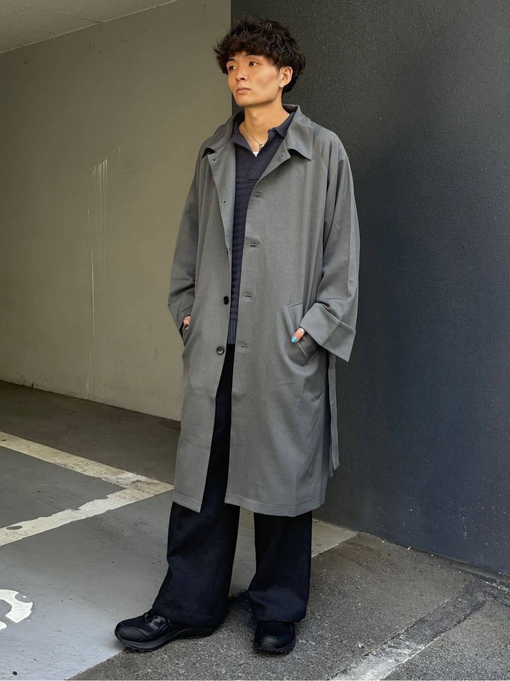 メンズピアスコーデ