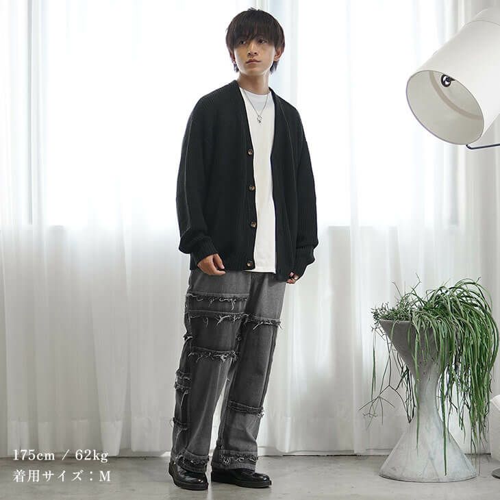 ダメージデニム・派手な柄物