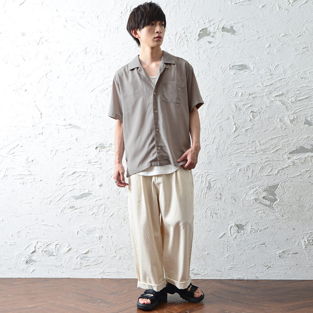 ビッグシルエットコーデ