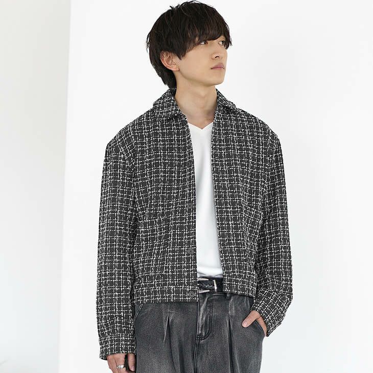 春アウターメンズコーデ