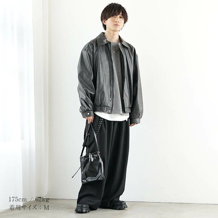 春アウターメンズコーデ