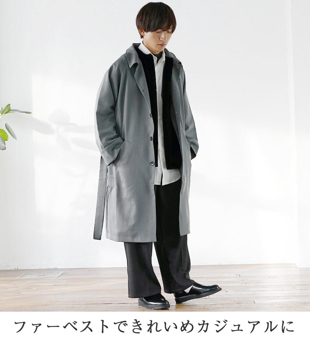 小物・靴の統一感でバランスを取る