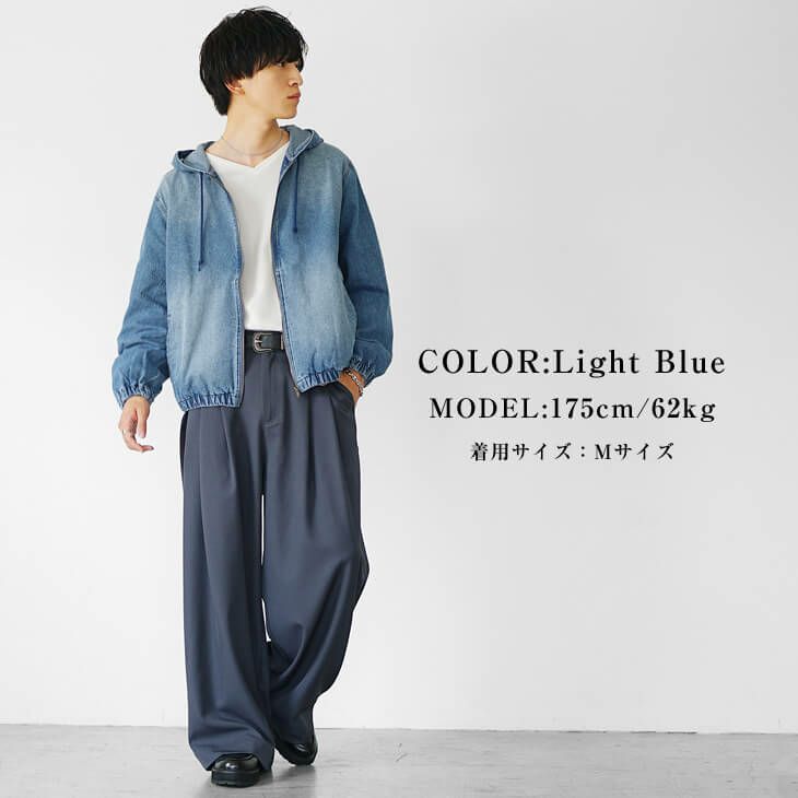 カジュアルデニムミックスコーデ