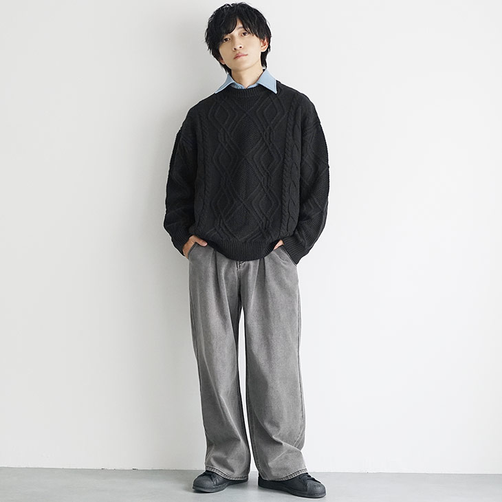 冬素材に「春色」を1点投入してマンネリを脱却する