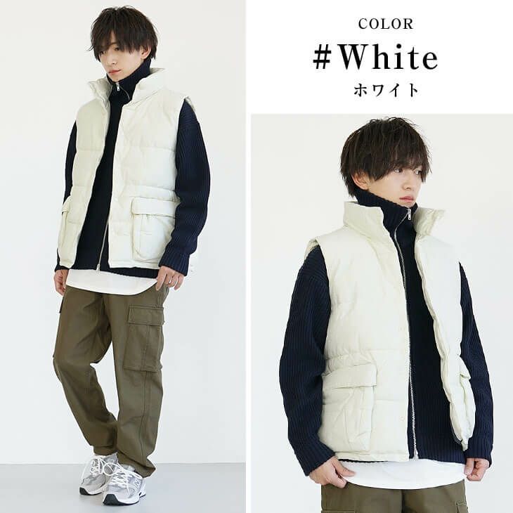 冬カーゴパンツコーデ