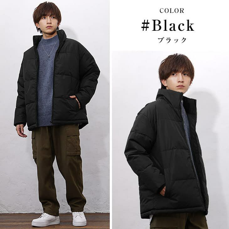 冬カーゴパンツコーデ