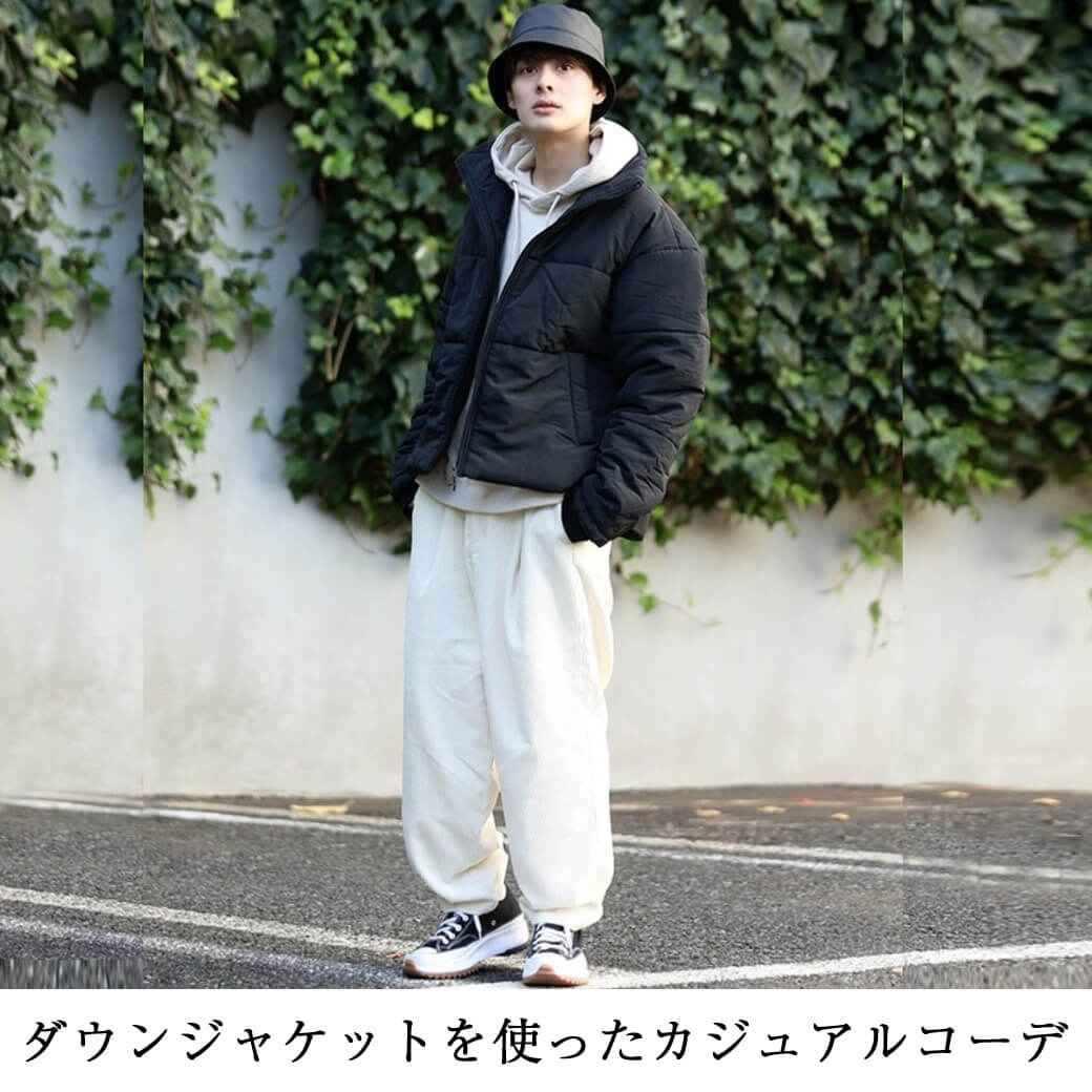 バケットハットコーデ