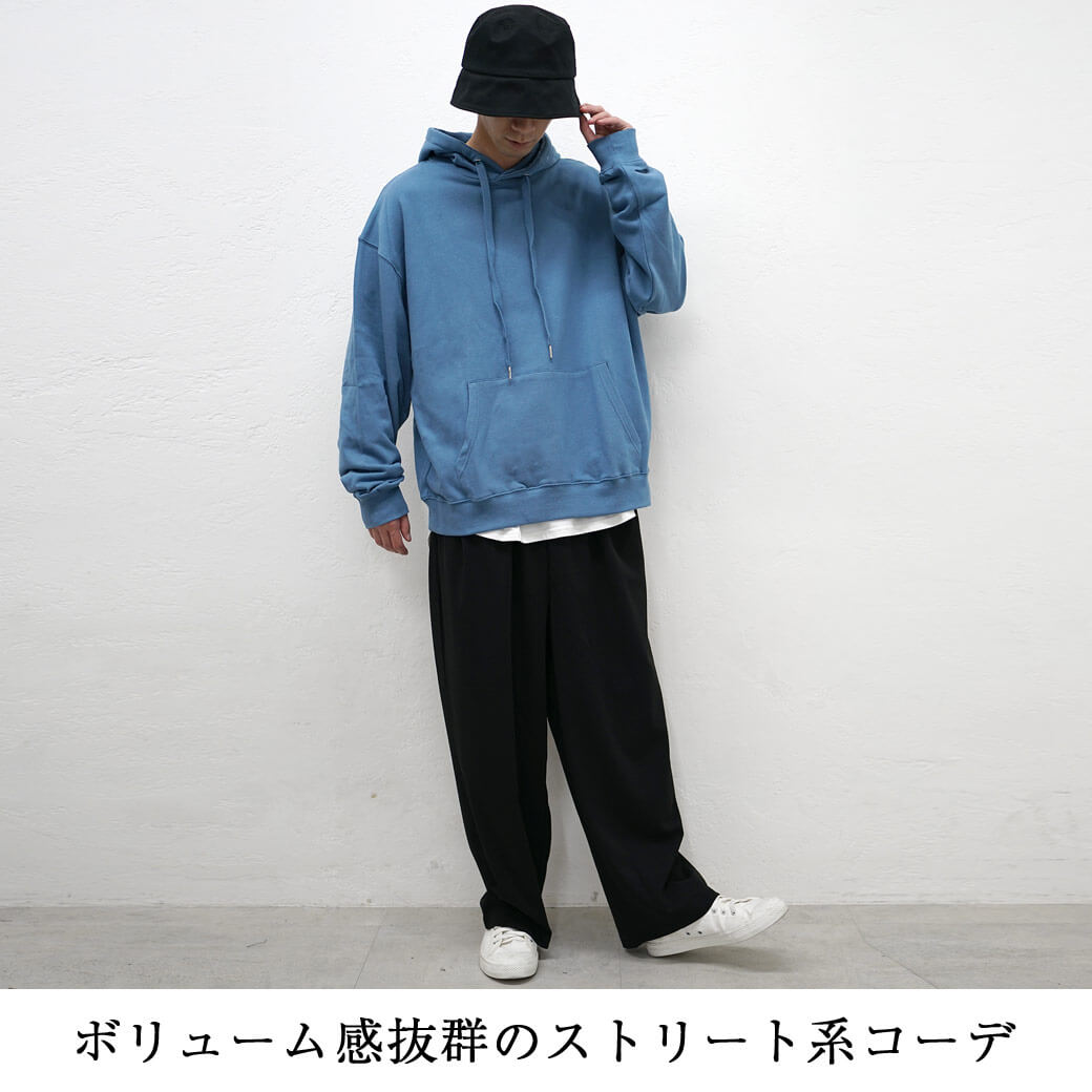 バケットハットコーデ