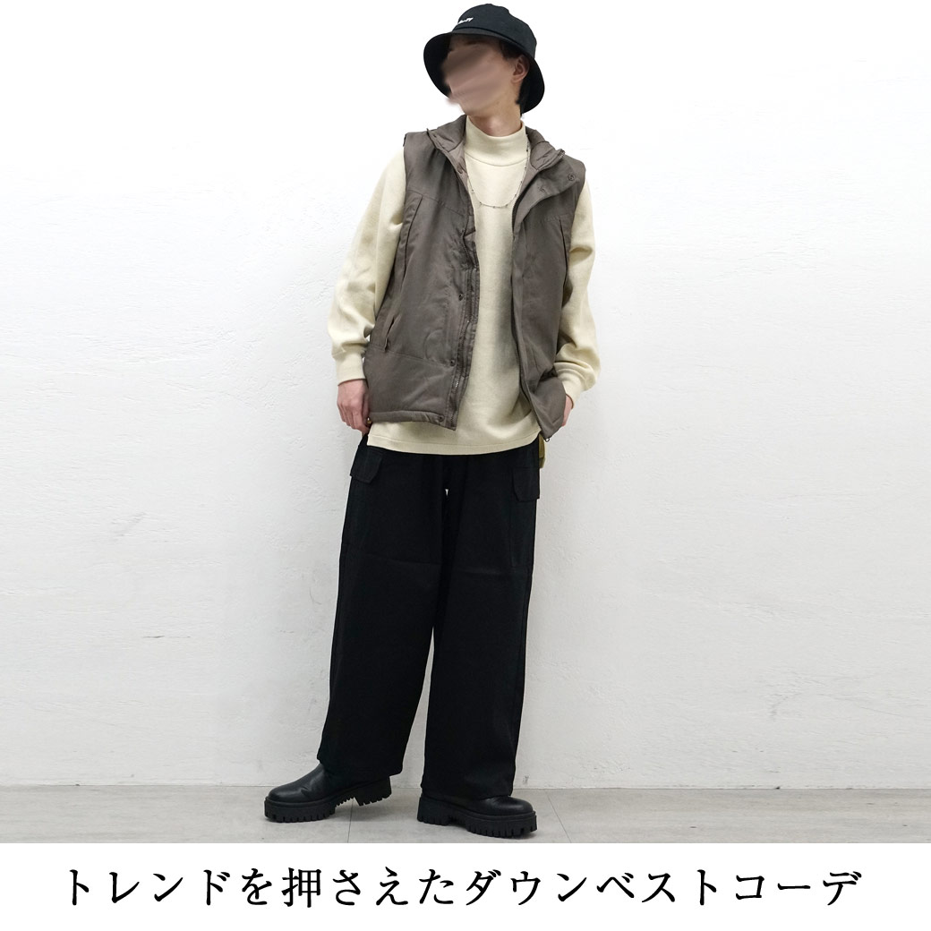 バケットハット秋コーデ