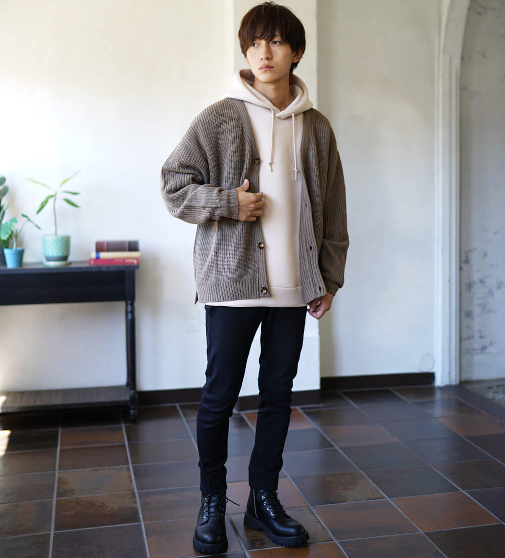 23年 黒スキニーを使った年間メンズコーデ 公式minority マイノリティ