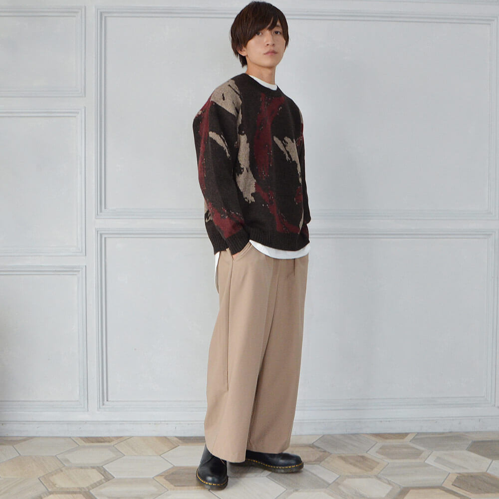 ⑩今季トレンドのややゆるシルエット