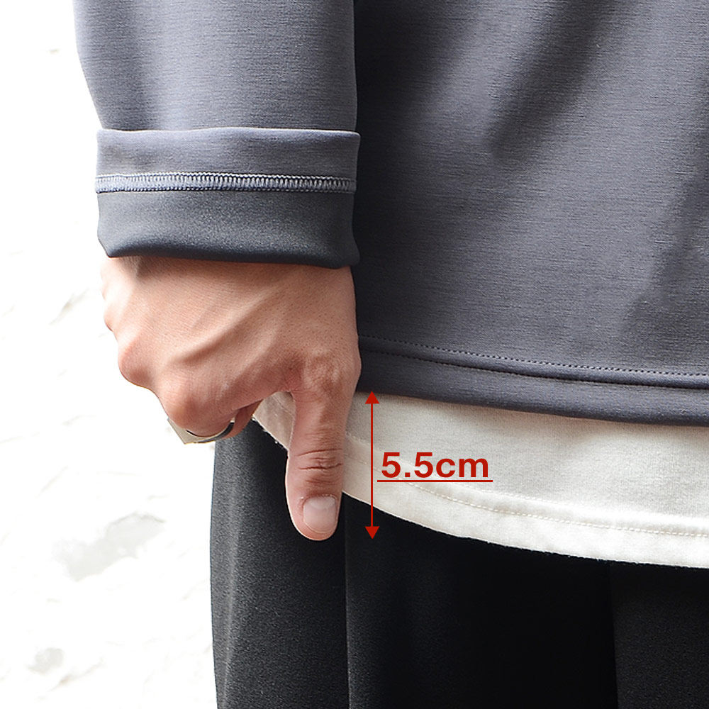 メンズの親指で5.5cmを計る方法