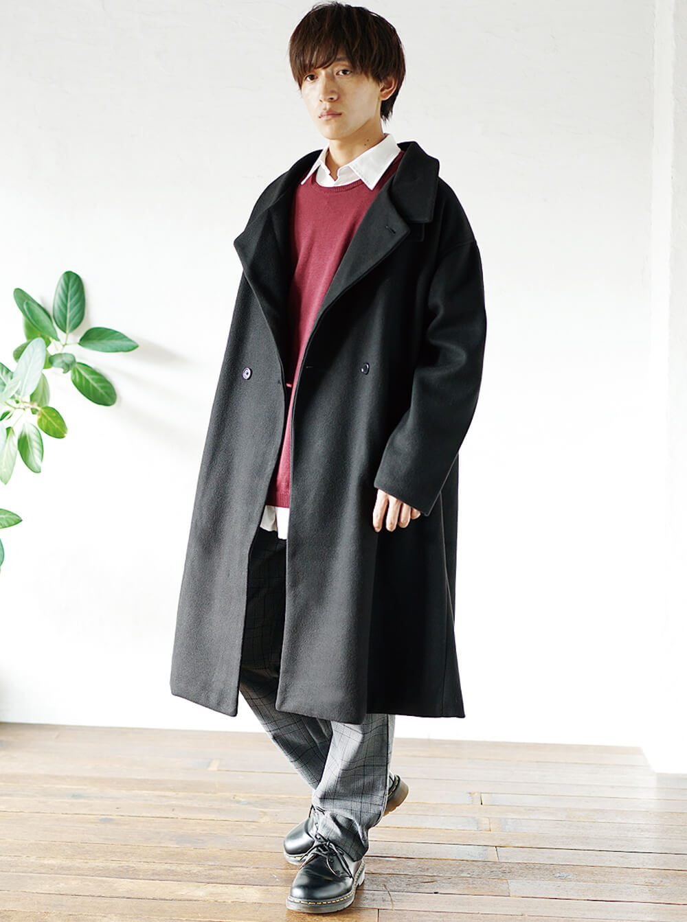 ドルマンスリーブTシャツの大人綺麗めコーデ