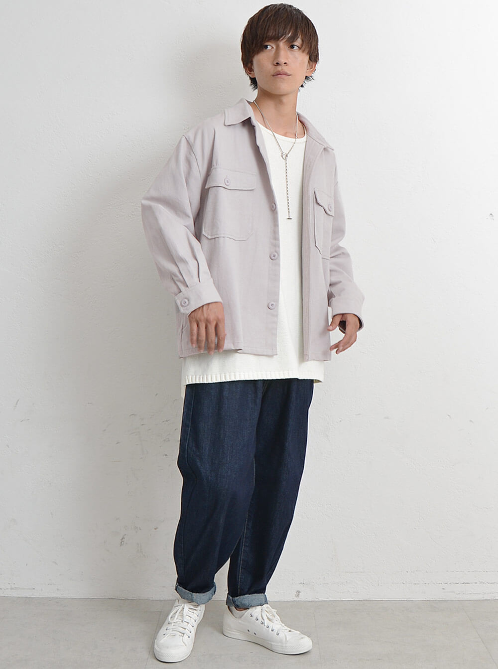 CPOジャケットのコーデ