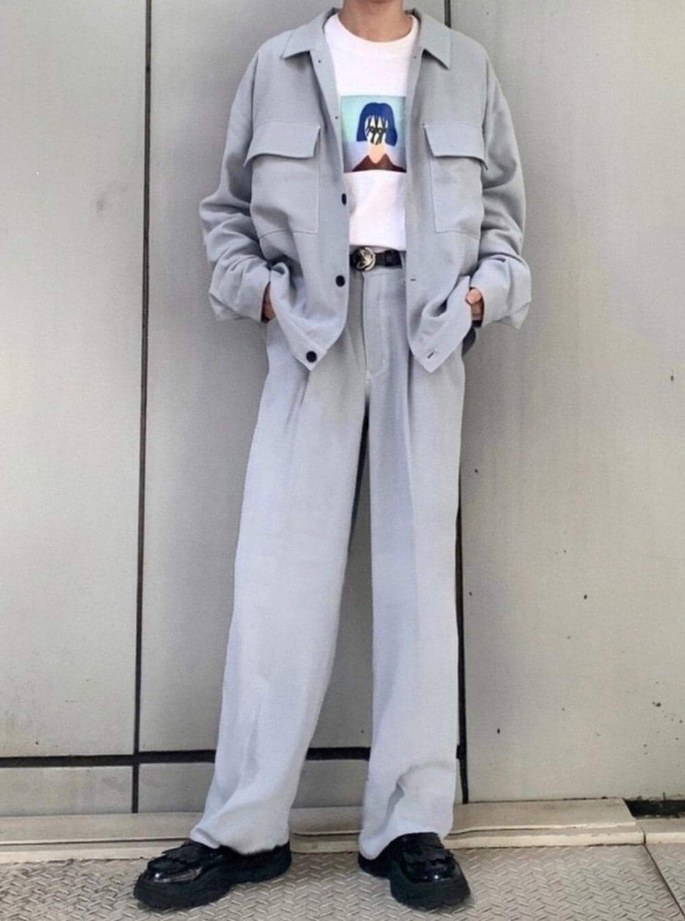 トレンド盛り過ぎコーデ