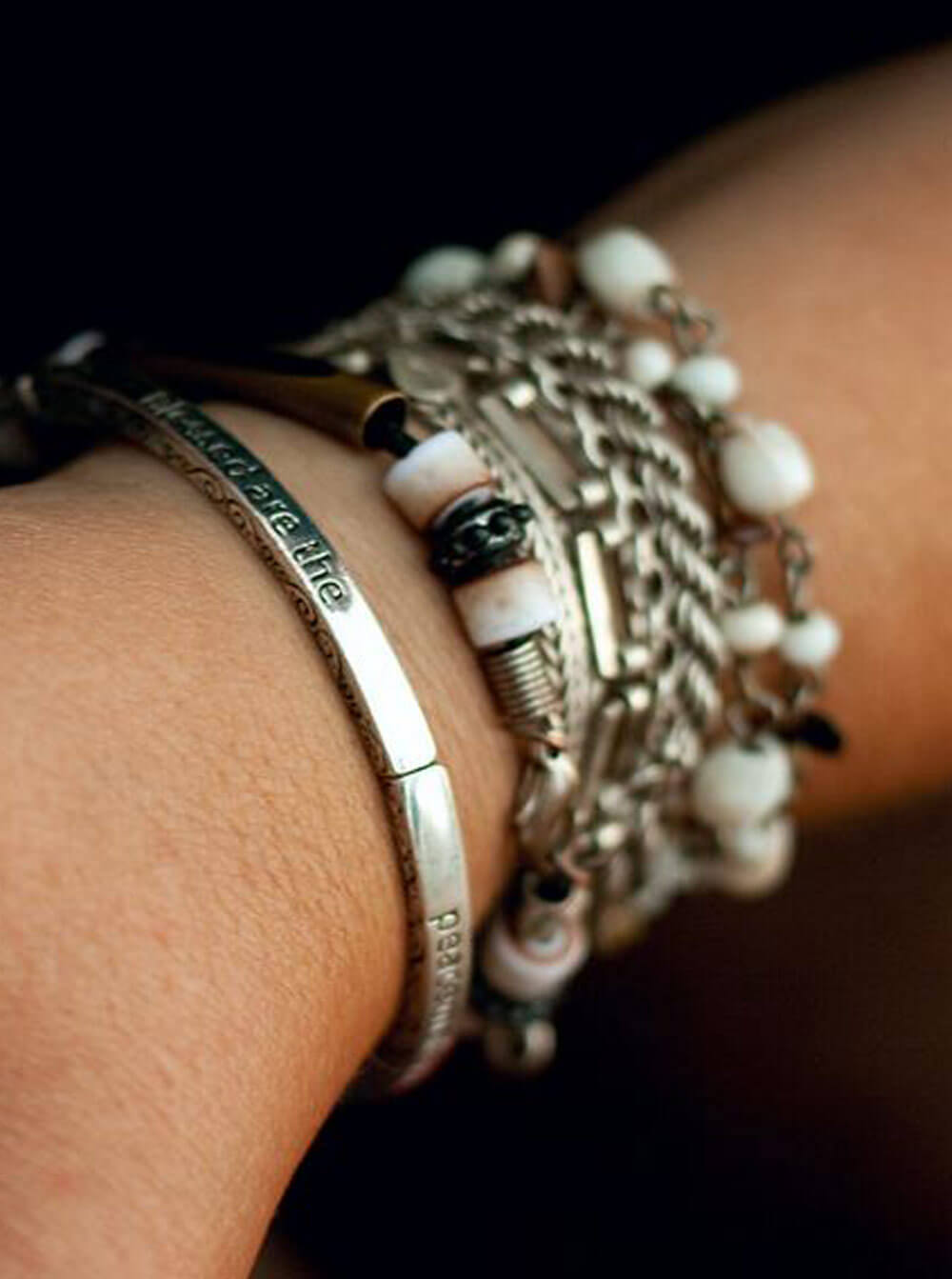 アクセサリーつけすぎ