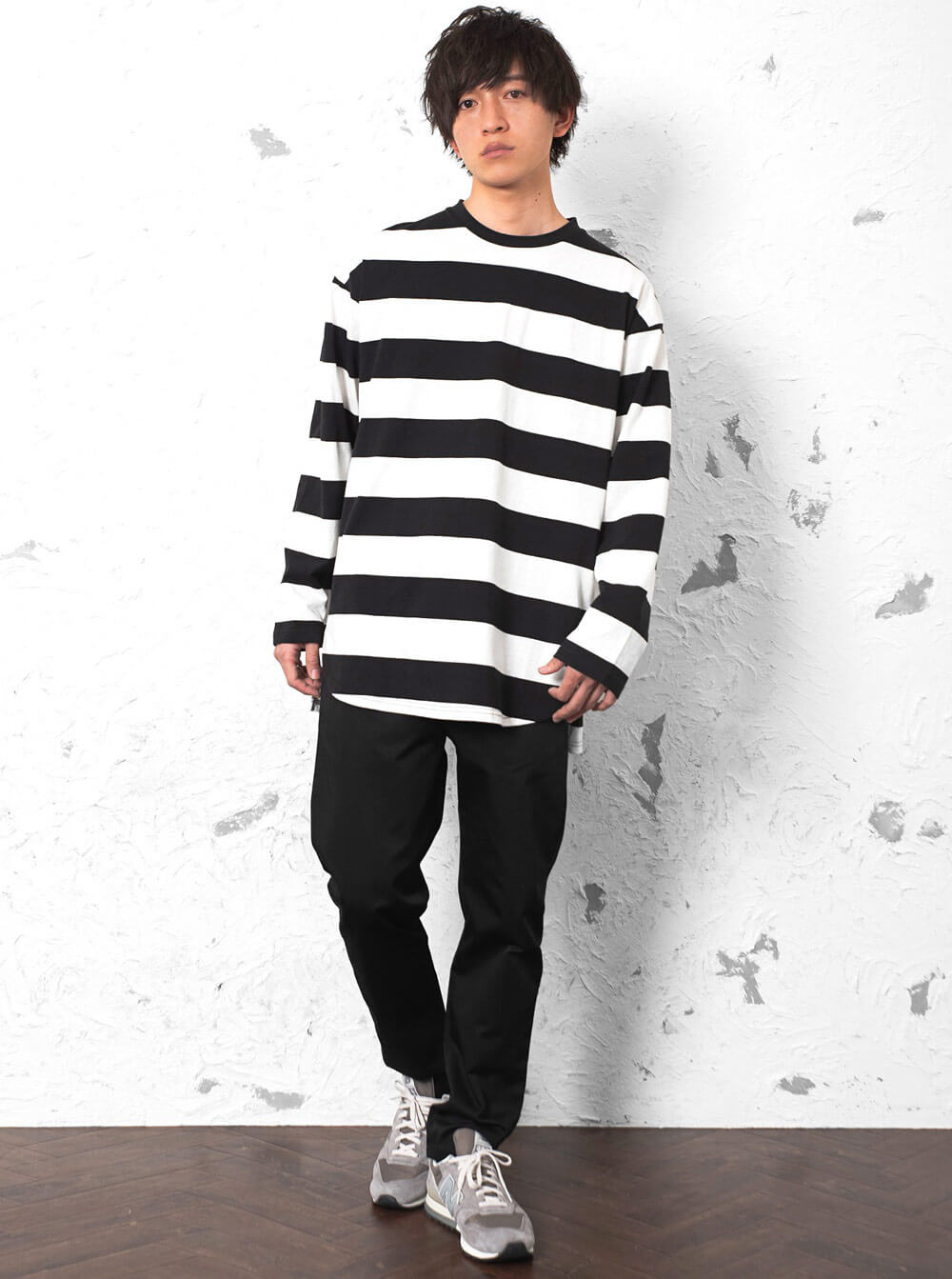 シェフパンツのストリートコーデ