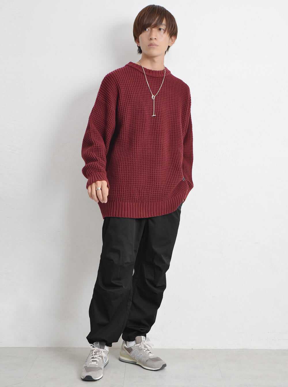 ブラックを使ったメリハリコーデ