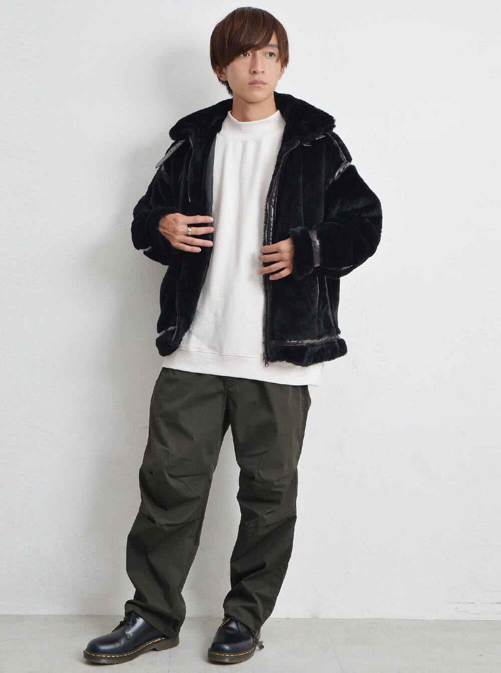 ソフトワイルドコーデ