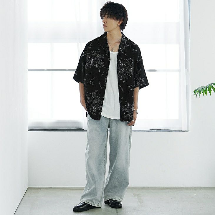 デニムコーデメンズ夏