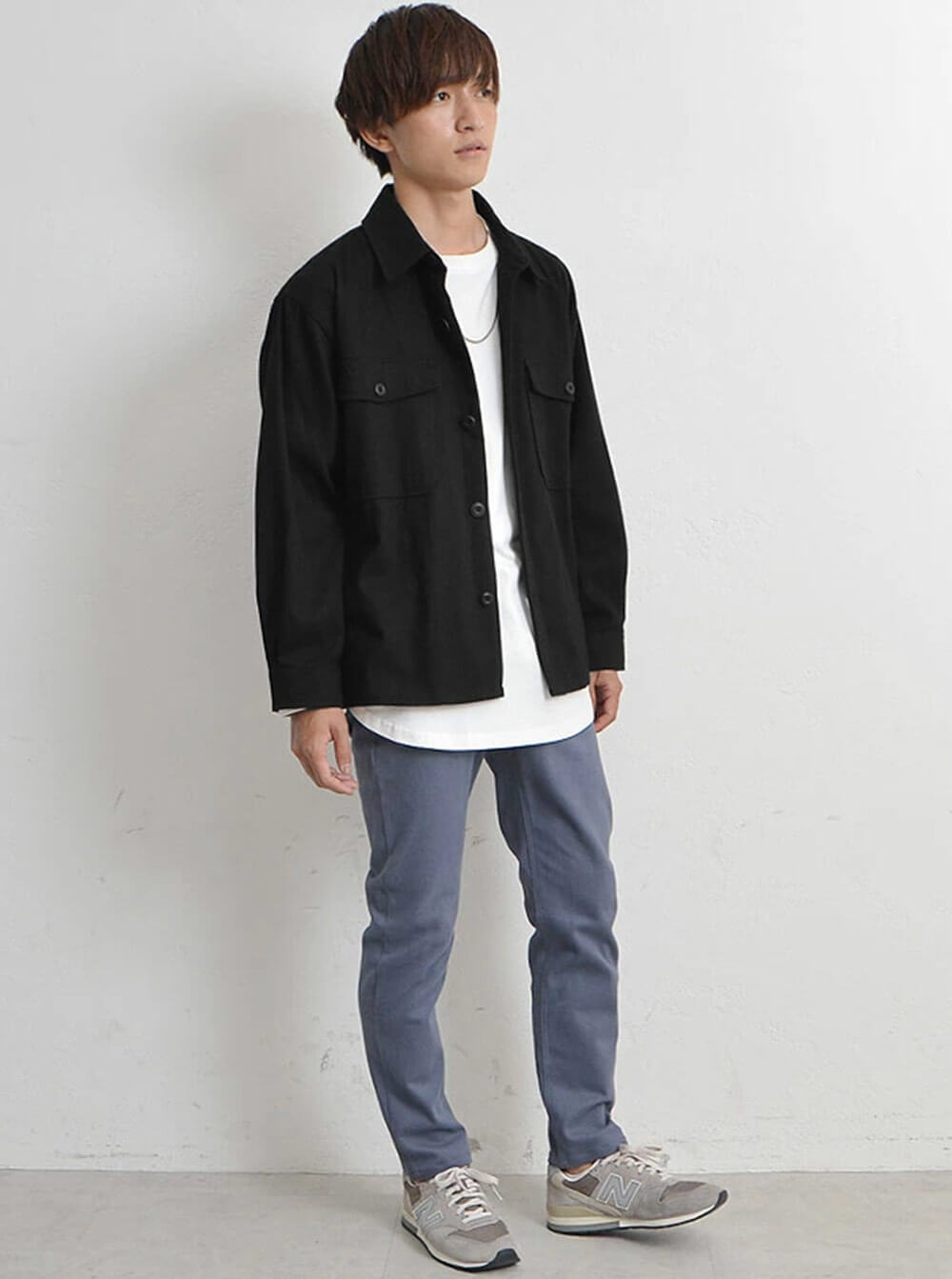 ビッグシルエットCPOジャケットコーデ