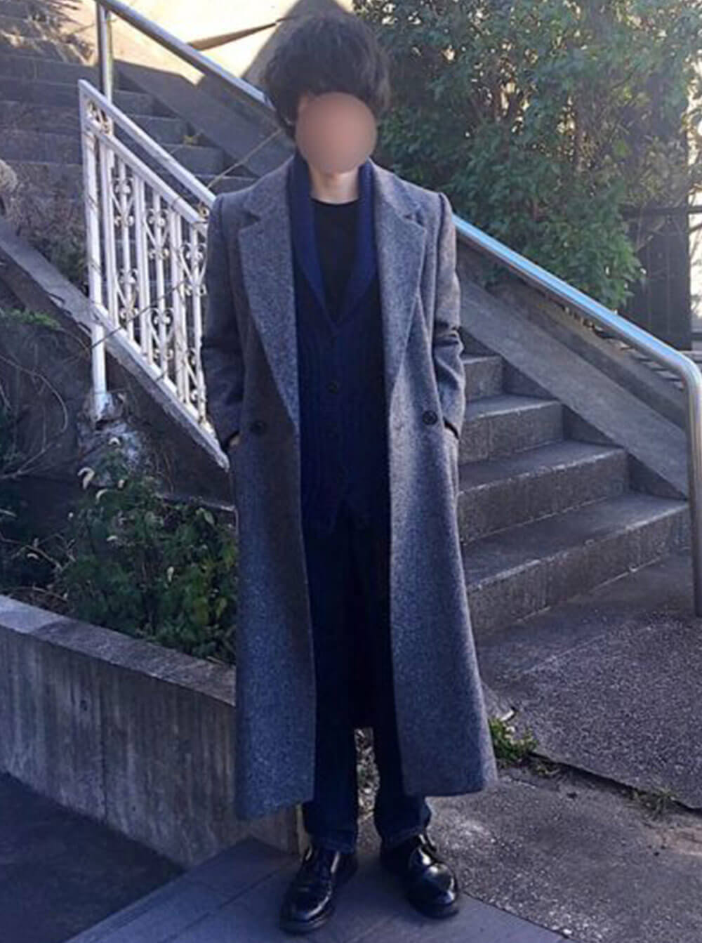 身長に対して長すぎるコーデ