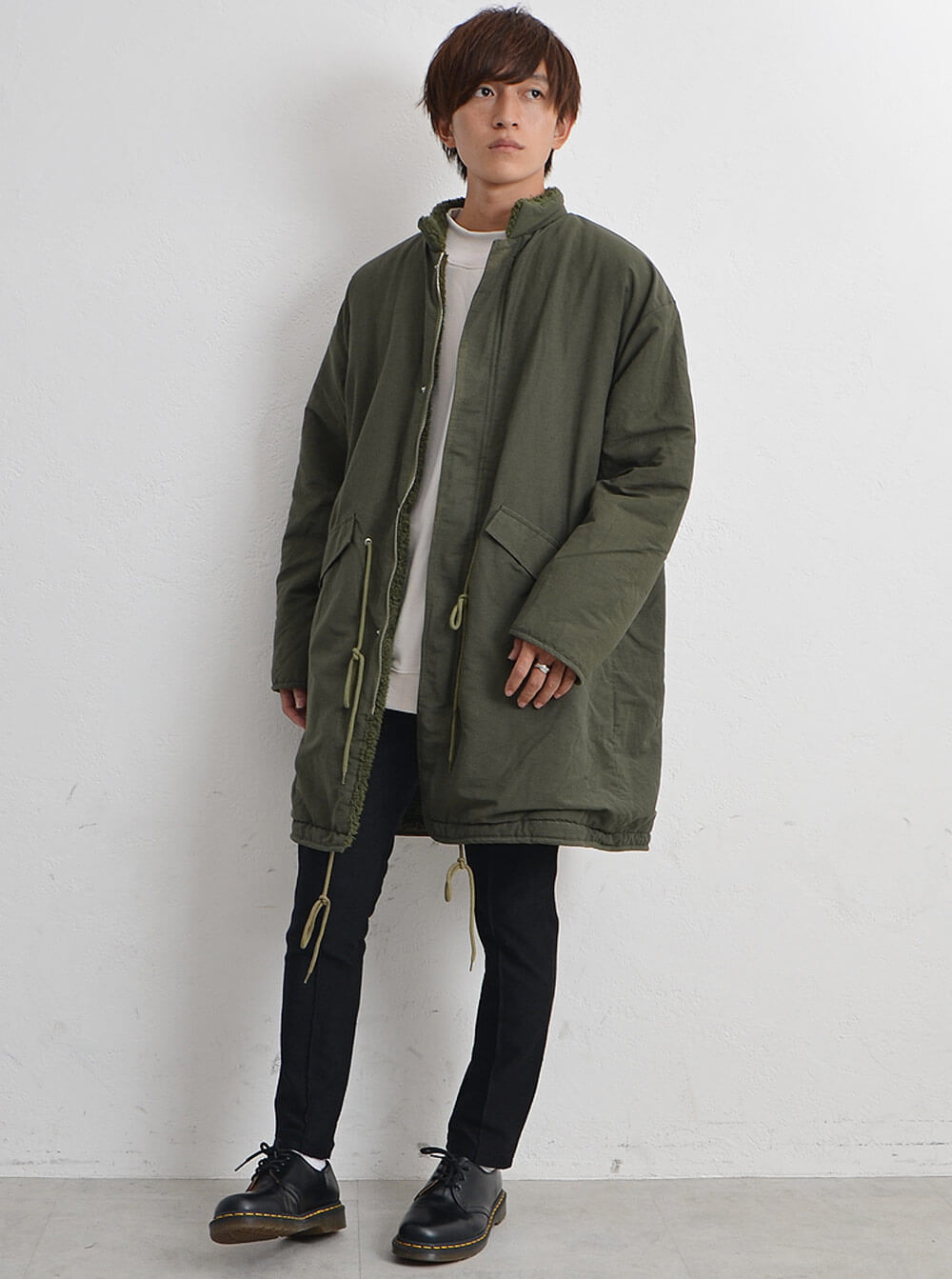 モッズコートコーデ