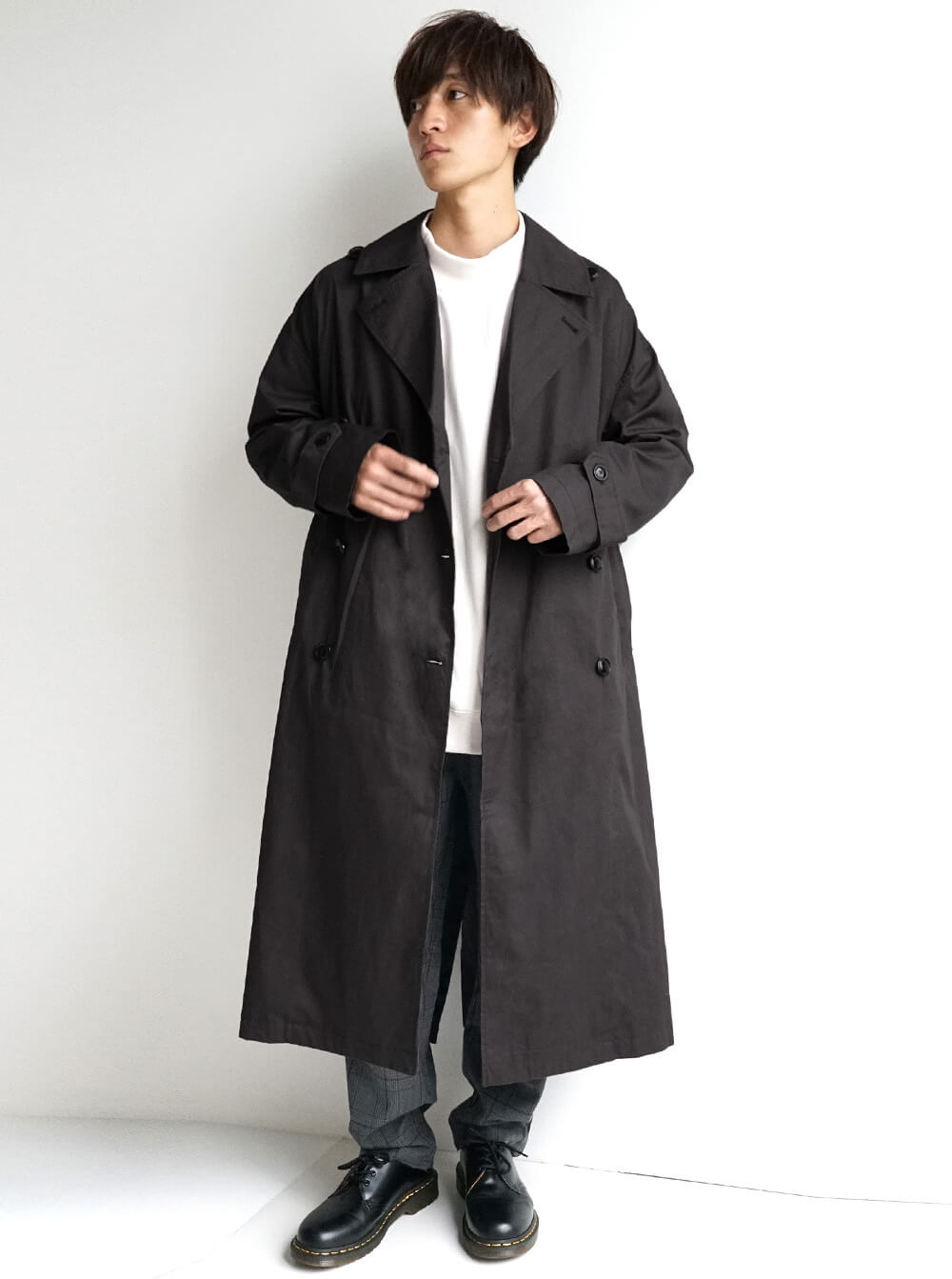 トレンチコートコーデ