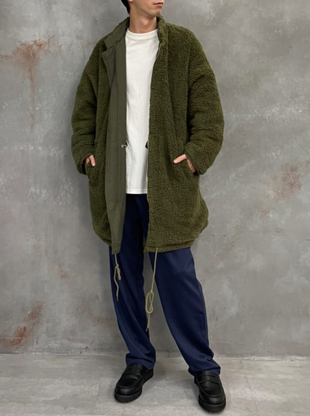 サイズ感を意識したコーデ