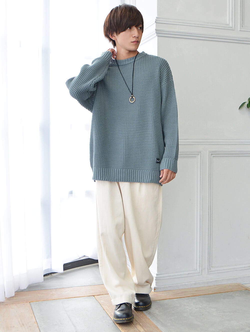 ゆる編みビッグニット