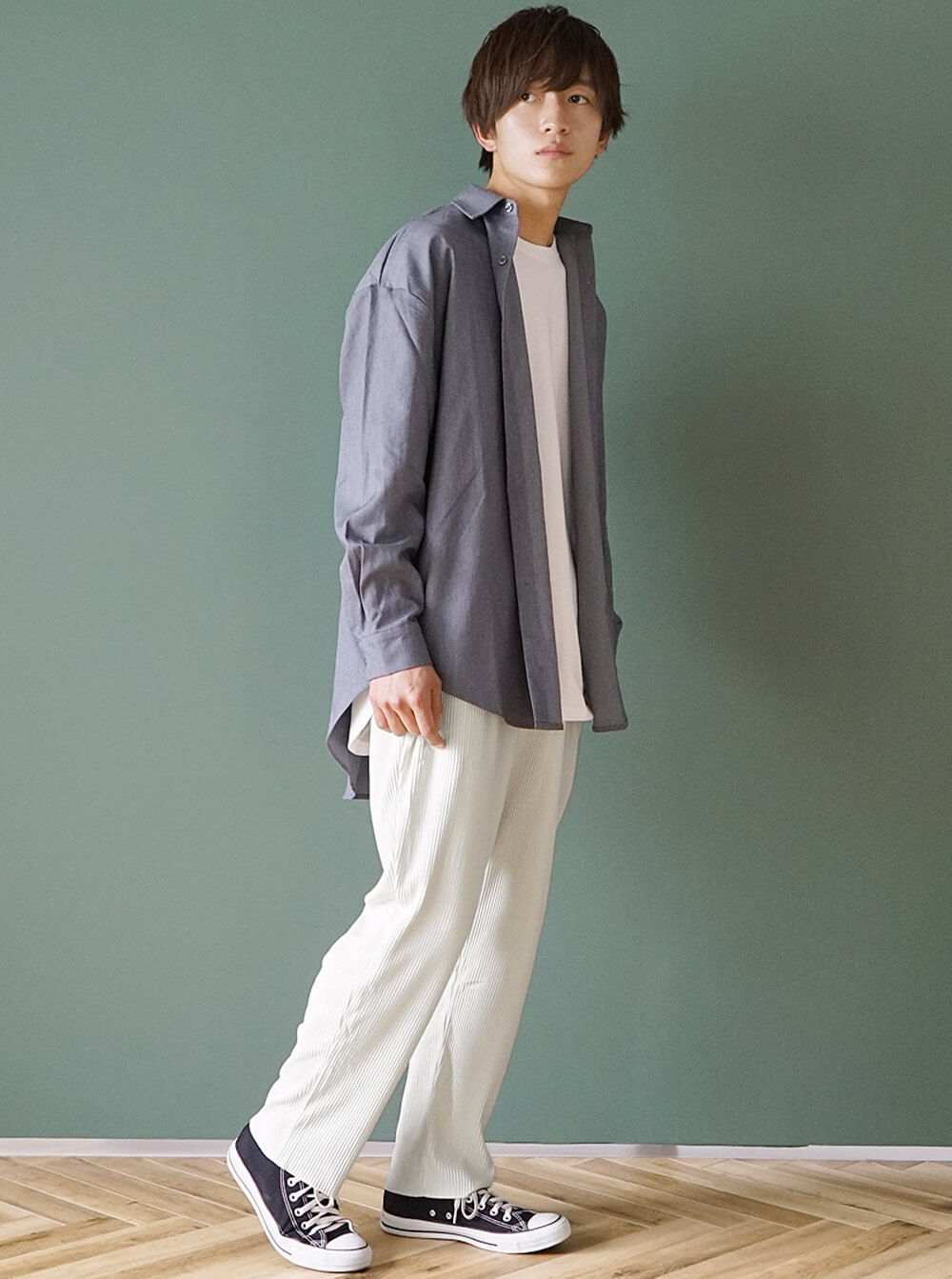 メンズ必見 ワイドパンツのコーデでゆるくこなれたファッション