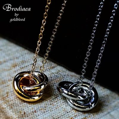 【Brodiaea】ダブルリングタイニーネックレス
