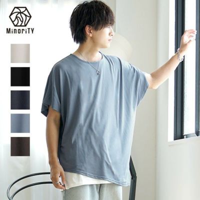 アシンメトリードルマンビッグTシャツ