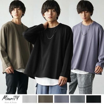 AラインビッグロングTシャツ
