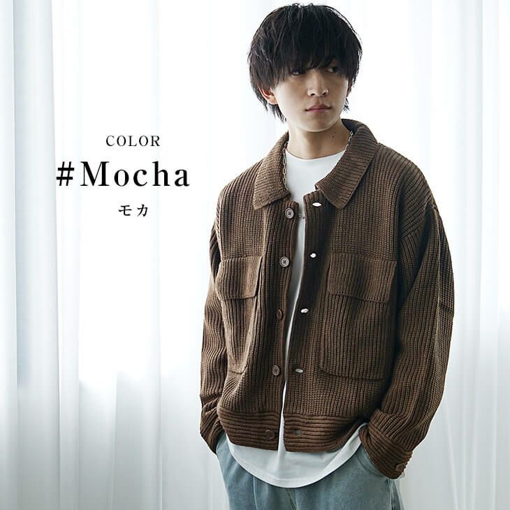 ビッグニットブルゾン ssk6524c