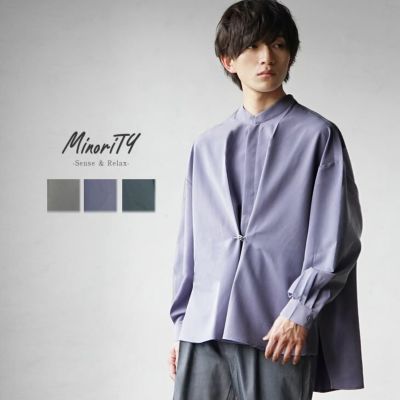 【送料無料】スタンドタックシャツ