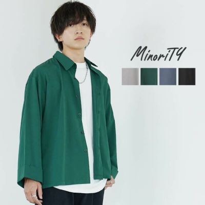 Aライン袖ダブルシャツ