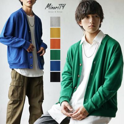 【送料無料】スウェットビッグカーディガン