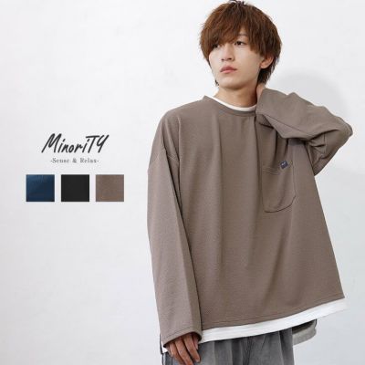 レイヤードビッグロングTシャツ