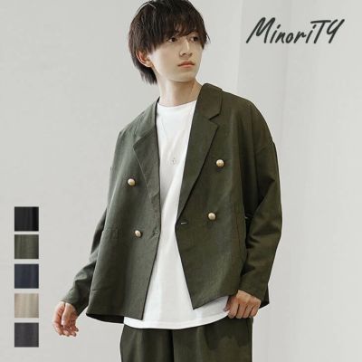 トロピカルシャンブレーWテーラードジャケット