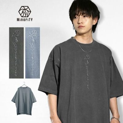 ピグメント刺繍Tシャツ