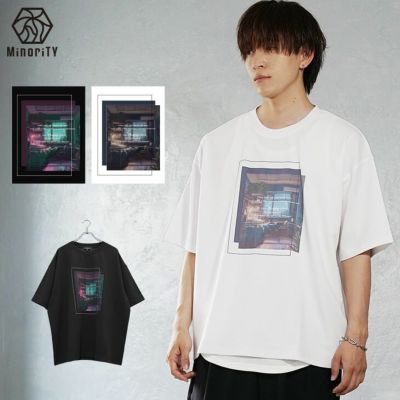 ニュアンスカラープリントTシャツ/NuanceColorPrintTee