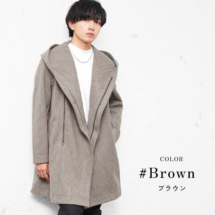 ボリュームネックコート